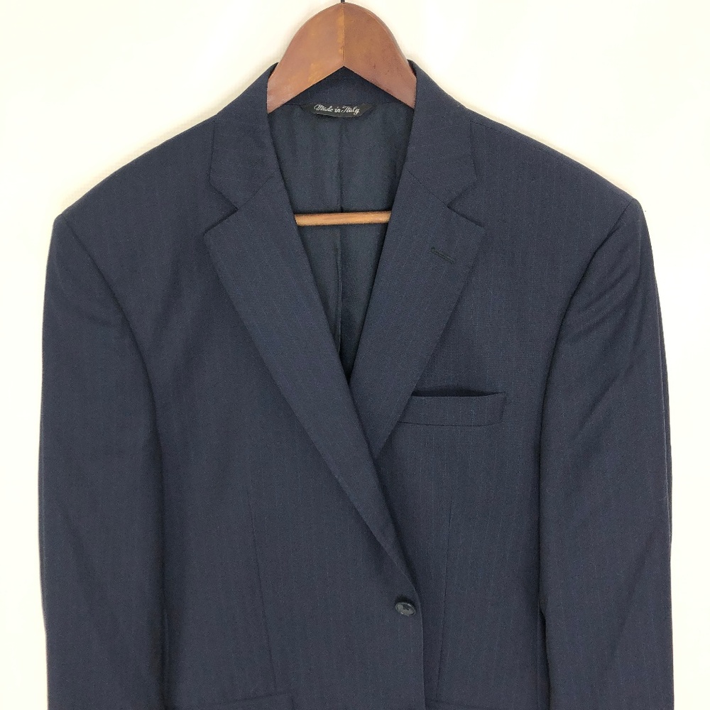 SAKS 5th AVE Ermenegildo Zegna 42R Blue Blazer